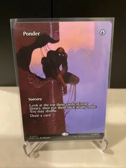 Ponder 0013 Borderless MTG Spider-Man Non-Foil - NM/M - - Image 1
