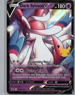 Dark Sylveon V SWSH134 Holo Promo Sword & Shield Promo Pokemon Near Mint - Image 1
