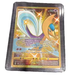Pokemon Cresselia Secret Rare Full Art Holo SWSH07 228/203 120 HP - Image 1