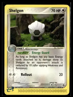 Pokemon TCG Dragon #41/97 Shelgon - Image 1