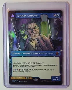 Norman Osborn (Borderless Foil) - 0220 - Marvel's Spider-Man MTG - Image 1
