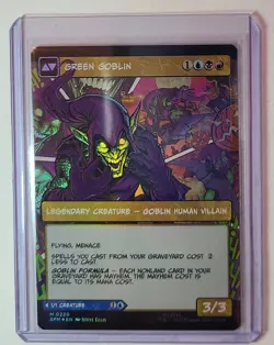 Norman Osborn (Borderless Foil) - 0220 - Marvel's Spider-Man MTG - Image 2
