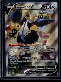 Pokemon SWSH05: Battle Styles Empoleon V (Alternate Full Art) #146/163 - LP - Image 1