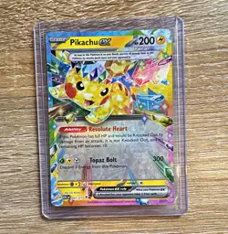 Pikachu ex 057/217 ASC Hyper Rare Full Art Holo English - Image 1