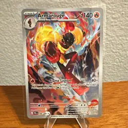 Pokemon Armarouge 086/084 Paldea Evolved Illustration Rare Holo ENG 140 HP - Image 1