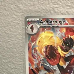 Pokemon Armarouge 086/084 Paldea Evolved Illustration Rare Holo ENG 140 HP - Image 2