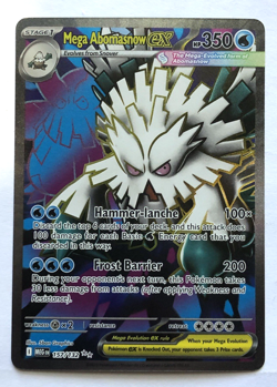 Mega Abomasnow ex 157/132 Ultra Rare ME01: Mega Evolution Holo Pokemon NM - Image 1