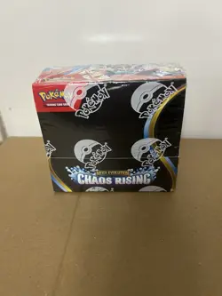 Chaos Rising Booster Box Pokemon TCG - Sealed - No Rips - Image 1