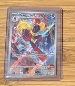 Armarouge Illustration Rare Pokemon Pitch Black ME05 086/084 Full Art Foil - Image 1