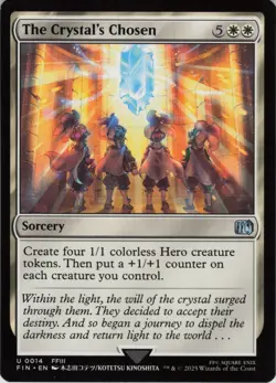 The Crystal's Chosen U FINAL FANTASY 14 NM Foil MTG - Image 1