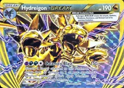 Hydreigon BREAK 87/114 BREAK Rare Steam Siege Pokemon Lightly Played - Image 1