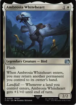 Ambrosia Whiteheart U FINAL FANTASY 6 NM Foil MTG - Image 1