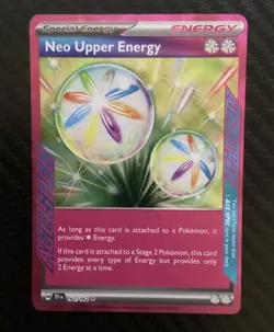 Neo Upper Energy 162/162 ACE SPEC Rare Temporal Forces Pokemon Near Mint - Image 1