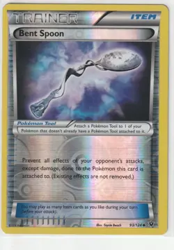Bent Spoon 93/124 Reverse Holo Fates Collide Pokemon Lightly Played - Image 1