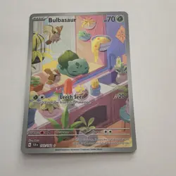 Bulbasaur 143/142 Illustration Rare Holo SV07 Stellar Crown EN 2024 - Image 1