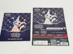 Pokemon Scarlet & Violet Paldean Fates ETB Sleeve & Player’s Guide Booklet Only - Image 1