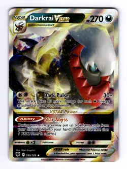 Darkrai VSTAR SWSH10: Astral Radiance #099 (2022) Ultra Rare Holo NM Pokemon - Image 1