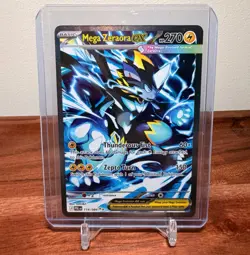 Pokemon Mega Zeraora ex 114/084 Pitch Black Special Illustration Rare ME05 SIR - Image 1