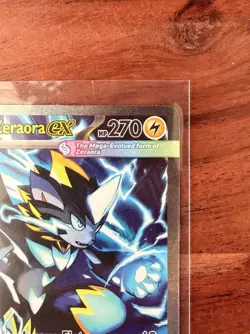Pokemon Mega Zeraora ex 114/084 Pitch Black Special Illustration Rare ME05 SIR - Image 5