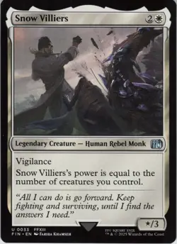 Snow Villiers U FINAL FANTASY 33 NM Foil MTG - Image 1