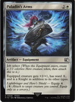 Paladin's Arms C FINAL FANTASY 28 NM Foil MTG - Image 1