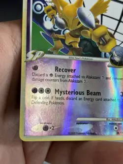 Alakazam E4 38/111 Rising Rivals Reverse Holo Pokemon Card NM - Image 3