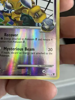 Alakazam E4 38/111 Rising Rivals Reverse Holo Pokemon Card NM - Image 4