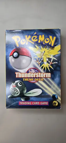 Pokemon TCG Thunderstorm Theme Deck Box & Playmat - NO CARDS READ - Image 2