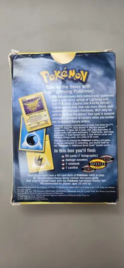 Pokemon TCG Thunderstorm Theme Deck Box & Playmat - NO CARDS READ - Image 3