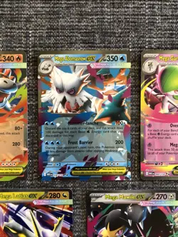 Mega Evolutions Base - 9 Card Lot - Mega EX - Illustration Rare NM - Image 4