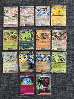 Pokemon TCG Prismatic Evolutions Ex Holo 14 - Card Lot Eeveelution ex Ace - Image 1