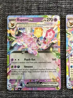 Pokemon TCG Prismatic Evolutions Ex Holo 14 - Card Lot Eeveelution ex Ace - Image 2