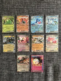 Twilight Masquerade 2024 Pokemon ex Holo Double Rare 10 Card Lot Ace - Image 1