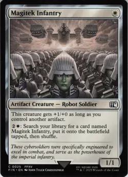 Magitek Infantry C FINAL FANTASY 25 NM Foil MTG - Image 1