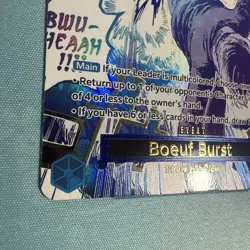 Bandai One Piece Card Game Boeuf Burst OP12-060 R Alt Art Holo Event EN - Image 4