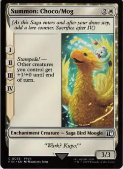 Summon: Choco/Mog C FINAL FANTASY 35 NM Foil MTG - Image 1