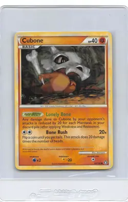 CUBONE 60/102 - NON-HOLO - COMMON - TRIUMPHANT - 2010 Pokemon Card - NM - Image 1