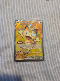 Meowth ex 107/088 ME Perfect Order Ultra Rare Full Art Pokemon TCG Card NM - Image 1