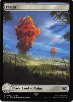 Plains () L FINAL FANTASY 294 NM Foil MTG - Image 1