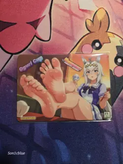 Oguri Cap Uamusume: Pretty Derby Custom Glow Waifu Card Feet Fan Art - Image 1