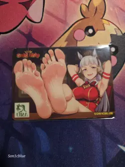 Gold ship Uamusume: Pretty Derby Custom Glow Waifu Card Feet Fan Art - Image 1