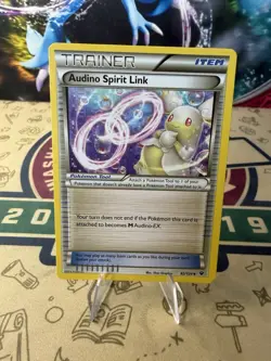Pokemon TCG Card Audino Spirit Link 92/124 Uncommon - Image 1