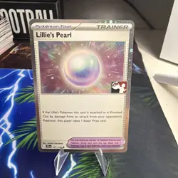 Lillie's Pearl Holo Pokemon Prize Pack Series 8 Promo Pokemon Card - Image 1