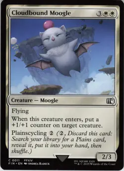 Cloudbound Moogle C FINAL FANTASY 11 NM Foil MTG - Image 1