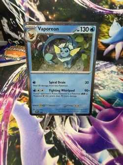 Vaporeon - 168 (Cosmos Holo) 168 Sv: Scarlet & Violet Promo Cards Holo - Image 1