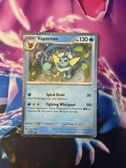 Vaporeon - 168 (Cosmos Holo) 168 Sv: Scarlet & Violet Promo Cards Holo - Image 3