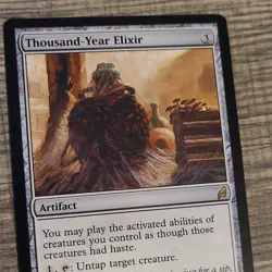 Wizards of the Coast MTG Thousand-Year Elixir Artifact Rare EN 263/301 Regular - Image 1