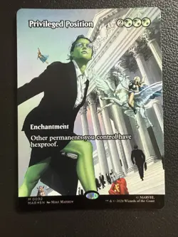 Privileged Position (Borderless) Marvel Universe Eternal-Legal Foil - Image 1