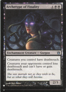 Archetype of Finality The List Reprints NM - Image 1