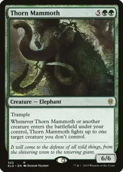 Magic Thorn Mammoth [ELD - 323] NM - Image 1